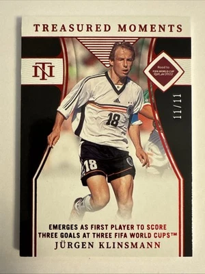 2022 Panini National Treasures FIFA JÜRGEN KLINSMANN Treasured Moments Ruby /11 - Imagem 1 de 3