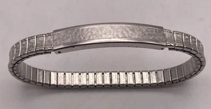 Spidel 10k White Gold Filled Expansion Bracelet with Stainless Steel Back - Picture 1 of 8