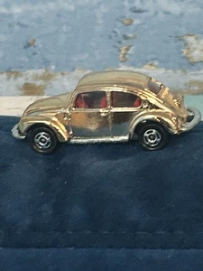 Tomika Tomy 1977 Gold Chrome F20 VW Bug Volkswagen Beetle Japan - Picture 1 of 6