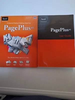 SERIF PAGEPLUSX5 DESK TOP PUBLISHING MADE EASY WITH PRODUCT KEY - Image 1 of 2
