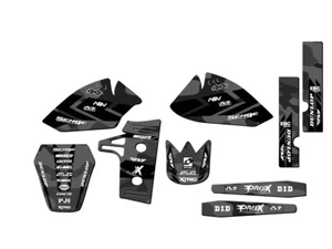 1985-2004 KX 60 APACHE Grey Senge Graphics Kit Compatible with Kawasaki - Picture 1 of 10