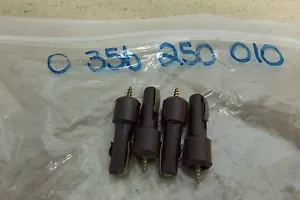 4 NOS BOSCH SPARK PLUG ENDS MERCEDES W108 W109 BMW 1800 2000 E10 # 0-356-250-010 - Foto 1 di 3