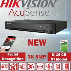 Hikvision iDS-7208HQHI-M1/XT 8-16 Kanal AcuSense DVR Gesichtserkennung CCTV - Bild 1 von 7
