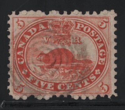 #15 Beaver 5c Canada used - Image 1 of 2