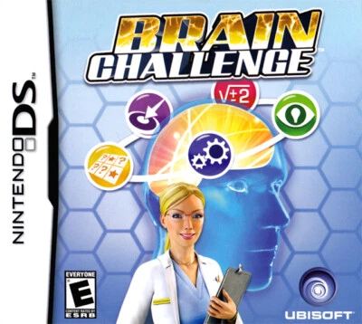 Nintendo DS Brain Challenge Quiz Trivia Learning Training GAME (N) - Image 1 of 4