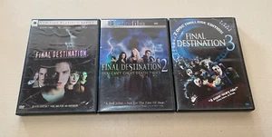 Final Destination TRILOGY DVD Lot: 1 2 3 THRILLER HORROR Ali Larter Devon Sawa - Picture 1 of 2