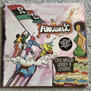 FUNKADELIC One Nation Under A Groove LP w Maggot Brain EP SEALED BSK 3209 1978 - Picture 1 of 5