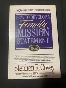 How to Develop a Familiy Mission Statement by Stephen R. Covey (2001, Audio... - Picture 1 of 2
