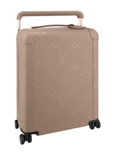 Louis Vuitton Horizon 55 Beige Empreinte Trolly Cabin Rolling Luggage Travel Bag - Picture 1 of 10