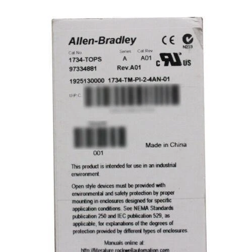 ALLEN-BRADLEY New Allen Bradley 1734-TOPS POINT I/O Terminal Base Spring Clamp 8 Terminations