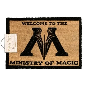 HARRY POTTER 'MINISTY OF MAGIC' COIR DOOR MAT - OFFICIAL LICENSED **NEW** - Foto 1 di 3