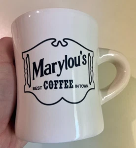 Marylou's Boston Massachusetts Mary Lou's Diner Coffee Mug "Best Coffee In Town" - Picture 1 of 5