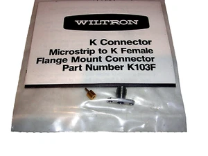 Wiltron (Anritsu) K103F - K FEMALE Connector  DC to 40 GHz New PANEL MOUNT - Picture 1 of 2