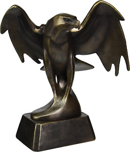 Forging Strength American Bald Eagle Art Deco Statue, 14 Inch, Polyresin, Bronze