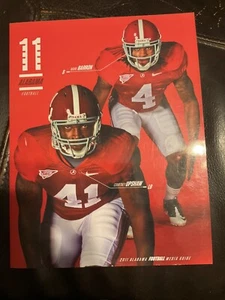2011 Alabama Crimson Tide Football Medienführer - Bild 1 von 4