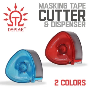DSPIAE: Masking Tape Cutter & Dispenser - Singles 2 Colors - Stackable - Picture 1 of 13