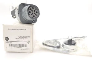 Interruptor selector Allen Bradley 800T-H5A perilla giratoria de 2 posiciones, retorno de resorte - Imagen 1 de 5