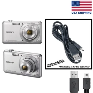 Sony Cybershot DSC W710 Camera USB Power Cable Transfer Cord Replacement - Picture 1 of 3