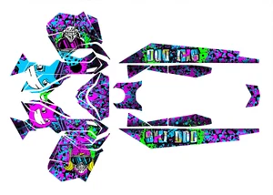2013 SKI DOO rev xm Wrap Graphics Kits SNOWMOBILE SLED GRAPHIC WRAP DECALS - Foto 1 di 1