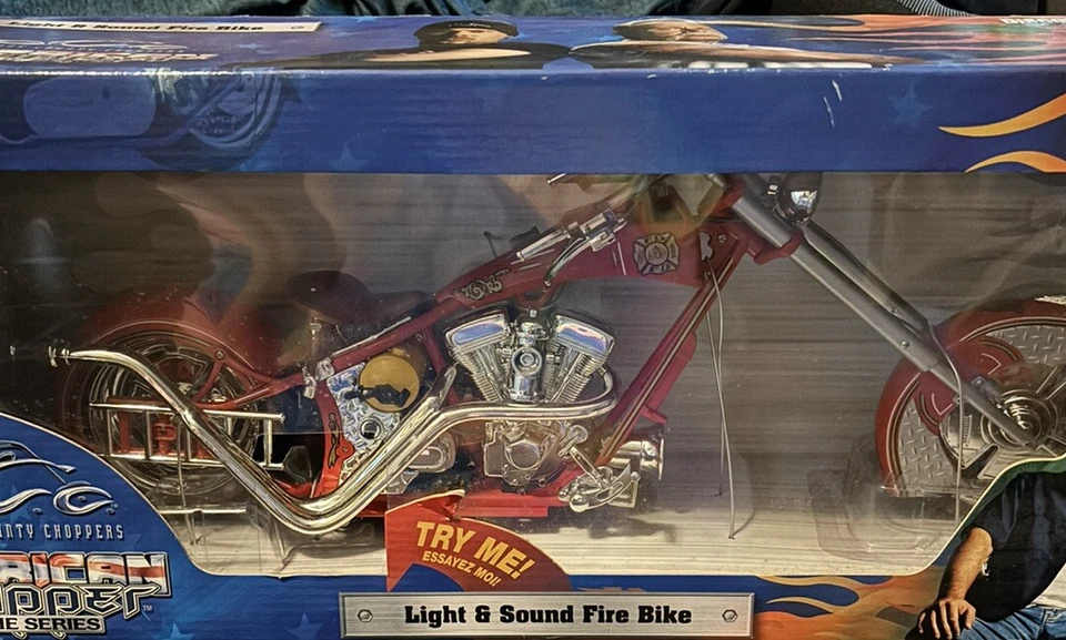 2004 American Chopper Service Discovery Channel Light & Sound Fire Bike - Image 1 of 4