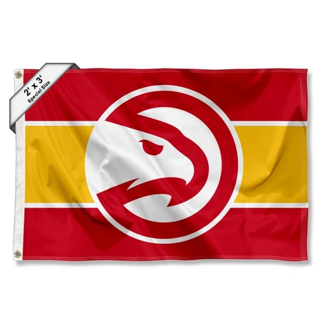 Atlanta Hawks 2x3 Foot Flag Cover