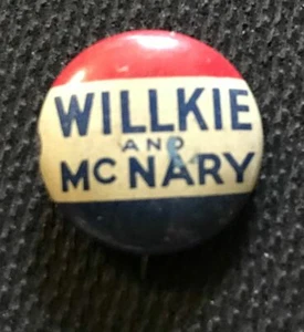 PINBACK WILLIE AND MNARY 1940 3/4" (LOTE B) - Imagen 1 de 2
