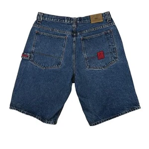 U.S. Polo Assn Shorts Mens 34 Baggy Hip Hop Carpenter Jean 90s Y2K Denim - Picture 1 of 12