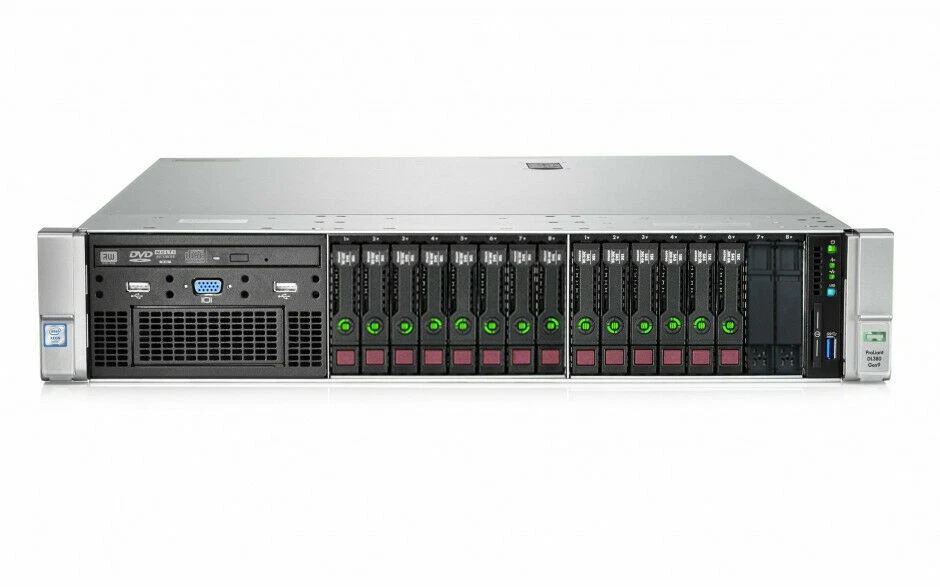 HP DL380 Gen9 G9 2x 10C E5-2660v3 64GB Ram 14x 900GB HDD 16-Bay 2U Rack Server - Image 1 of 1