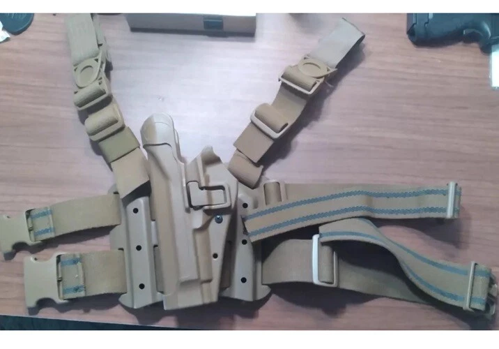 BlackHawk Beretta M9A4 Serpa II Tactical Holster Left Hand Coyote Tan Kit-new - Image 1 of 4