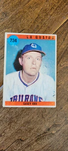 1970 OVENCA VENEZUELAN VENEZUELA CARD CASEY COX LA GUAIRA SENATORS YANKEES # 234 - Picture 1 of 1