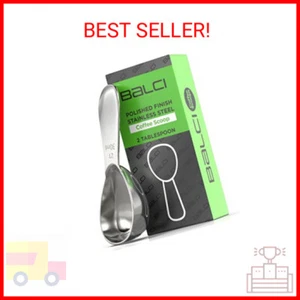 Stainless Steel Coffee Scoop (2 Tablespoon Scoop) Exact Measuring Spoon for Coff - Picture 1 of 2