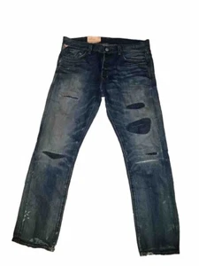 Ralph Lauren Denim & Supply Mens 33 Distressed Slim Jeans - Picture 1 of 8