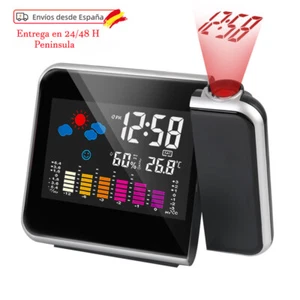 Reloj Despertador Digital Con Proyector Led de hora en Pared o Techo alarma noch - Imagen 1 de 9
