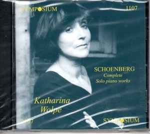 SCHOENBERG - COMPLETE SOLO PIANO WORKS - KATHARINA WOLPE - SYMPOSIUM - Foto 1 di 2