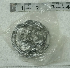 SN608 1996 Fell Rondy Rendezvous Gürtelschnalle Zinnbären Brandneu - Bild 1 von 2