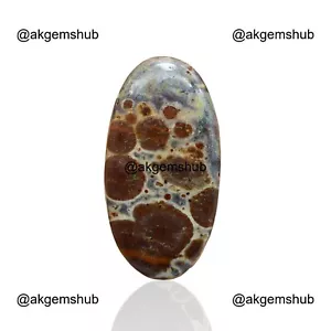 33.50 Cts Natural Asteroid Jasper Oval Cabochon Jewelry Supply 40x20x5 mm - Picture 1 of 11