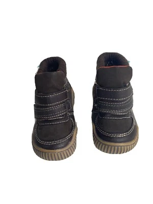 Koala Kids Baby Boy Brown Boots Shoes Infant Size 4 Brown - Image 1 of 4