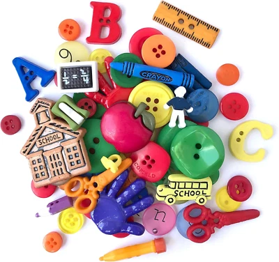 Collection round Novelty Buttons & Embellishments Based on Variety of Themes, Ho - Image 1 of 4