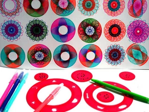 Spirograph Toy Kit, Spirograph Drawing Set Magic Circles Classic Toy For Kids - Picture 1 of 5