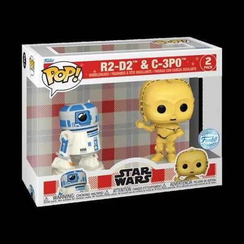 Funko Pop: Star Wars: D100 - R2D2 y C3Poretroreimage 2PK - AU Foto 1 de 1