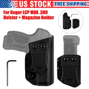 IWB Holster For Ruger LCP MAX .380 9mm/.40 Single Stack Gun Holster &Mag Carrier - Picture 1 of 10