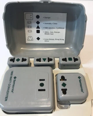 Samsonite Worldwide Converter Adaptor Kit W/ 1600 Watt Converter - Image 1 of 4