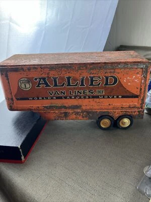 1950-е Tonka Allied Van Lines Прицеп - Изображение 1 из 4