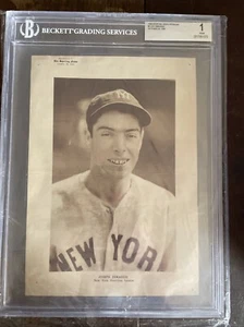 1939 Sporting News Premium Joe DiMaggio -BGS 1 - POP 1 solo uno calificado - Imagen 1 de 2