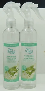 Sure Scents Gardenia NON AEROSOL Air-Freshener Room Mist 9.47fl.oz 2 Pack - Picture 1 of 2