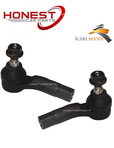 For VW POLO 2002> FRONT STEERING TRACK TIE ROD ENDS PAIR LEFT & RIGHT Karlmann - Picture 1 of 3