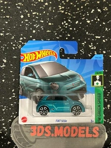 FIAT 500e TEAL Hot Wheels 1:64 **COMBINE POSTAGE** - Picture 1 of 1