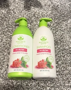 1 Natures Gate Shampoo/Conditioner Awapuhi Ginger & Holy Basil 18 Oz New - Picture 1 of 1