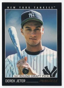 1993 Pinnacle ROOKIE- Derek Jeter Rookie New York Yankees #457 - Picture 1 of 2
