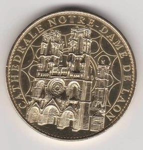 A 2009 TOKEN  MEDAILLE ARTHUS BERTRAND -- 02 000 CATHEDRALE NOTRE-DAME DE LAON - Picture 1 of 2